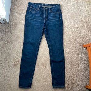 Spanx slim-x skinny jeans dark wash